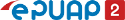 Oficjalne logo ePUAP 2 - kliknij, aby przejść